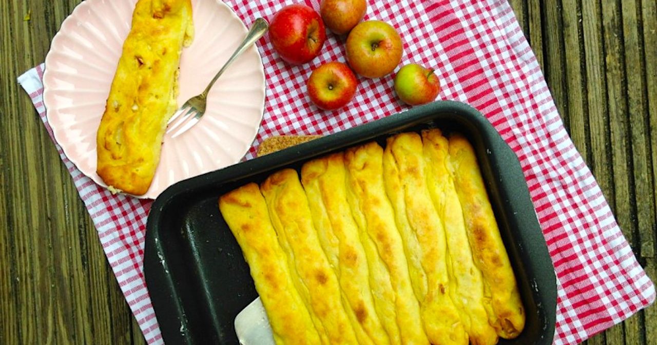 Gebackene Apfelmaultaschen - Rezept - SZ Magazin