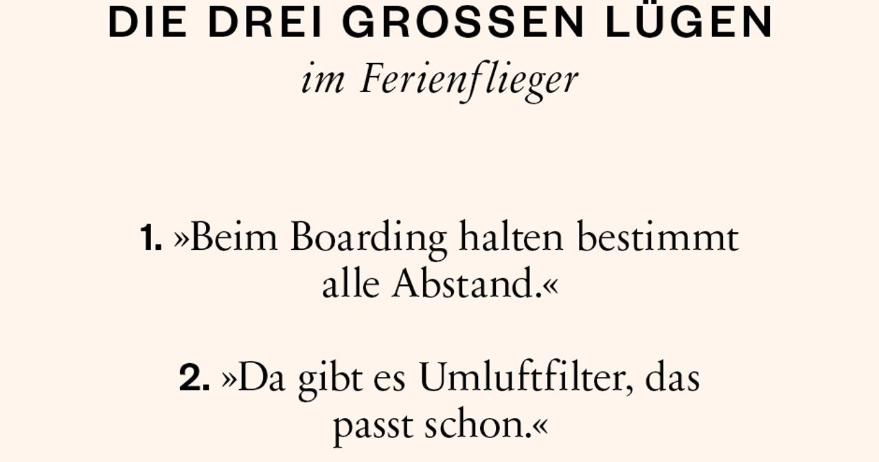 Die drei großen Lügen - SZ Magazin
