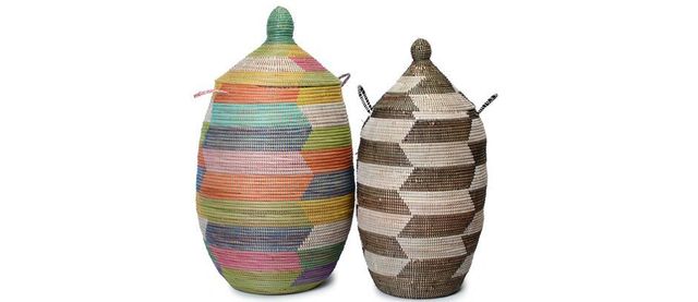 Ein Wäschekorb aus dem Senegal, der eigentlich ganz anders ganz gedacht