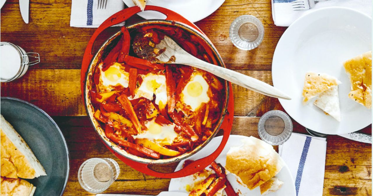 Shakshuka: Tomaten-Paprika-Eierpfanne - Rezept - SZ Magazin