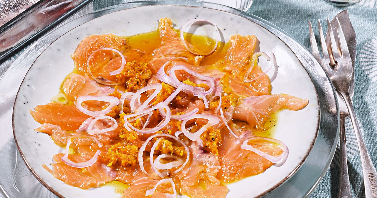 Rezept für Saibling mit Zitronenvinaigrette SZ Magazin