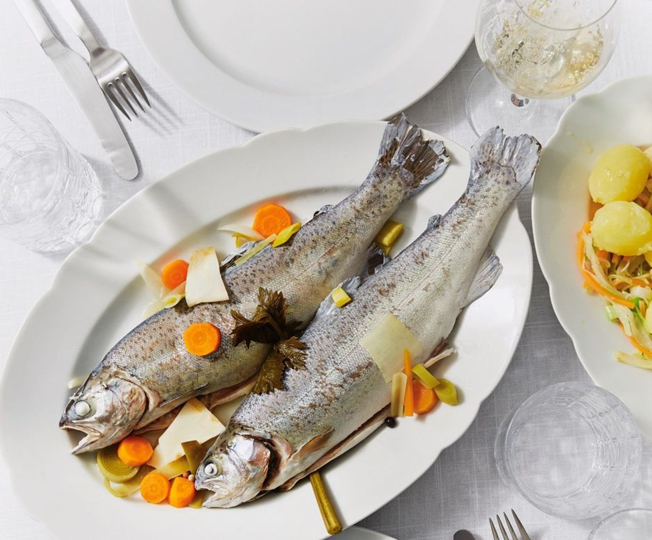 Rezepttipp: Forelle blau - SZ Magazin