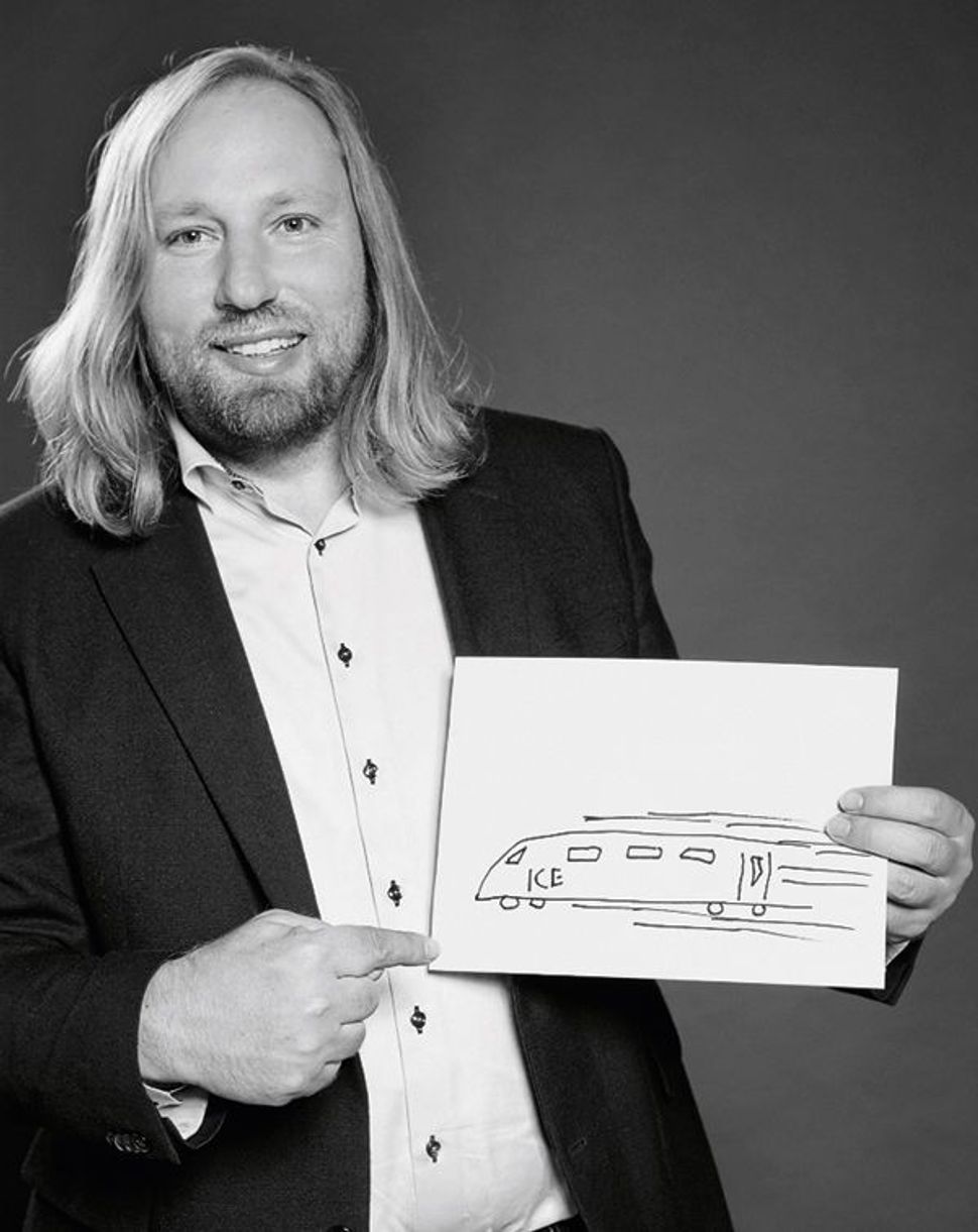 Grünen Politiker Mit Langen Haaren