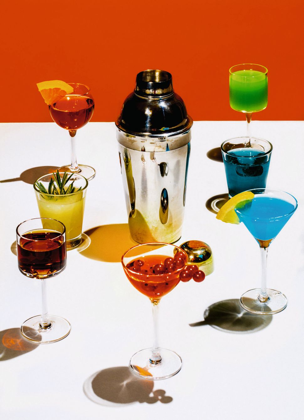 Bunte Cocktails Einen Regenbogen Trinken Sz Magazin