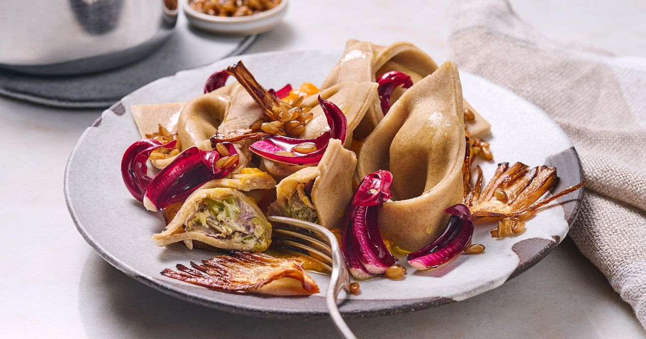 Radicchio tortelloni