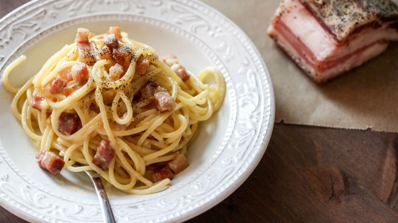 Klassische Spaghetti Carbonara Rezept SZ Magazin