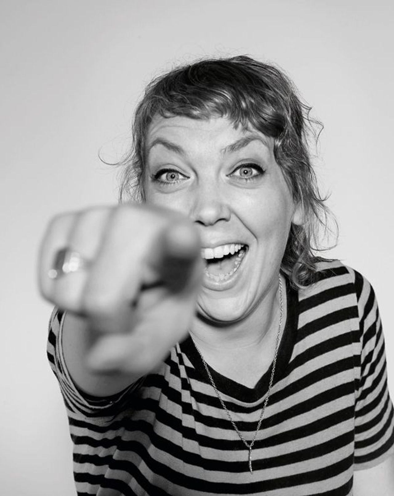 Die Schauspielerin Lina Beckmann im Interview ohne Worte