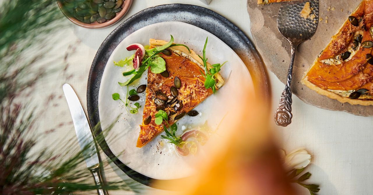 Ziegenkäse-Kürbistarte – Das Rezept - SZ Magazin